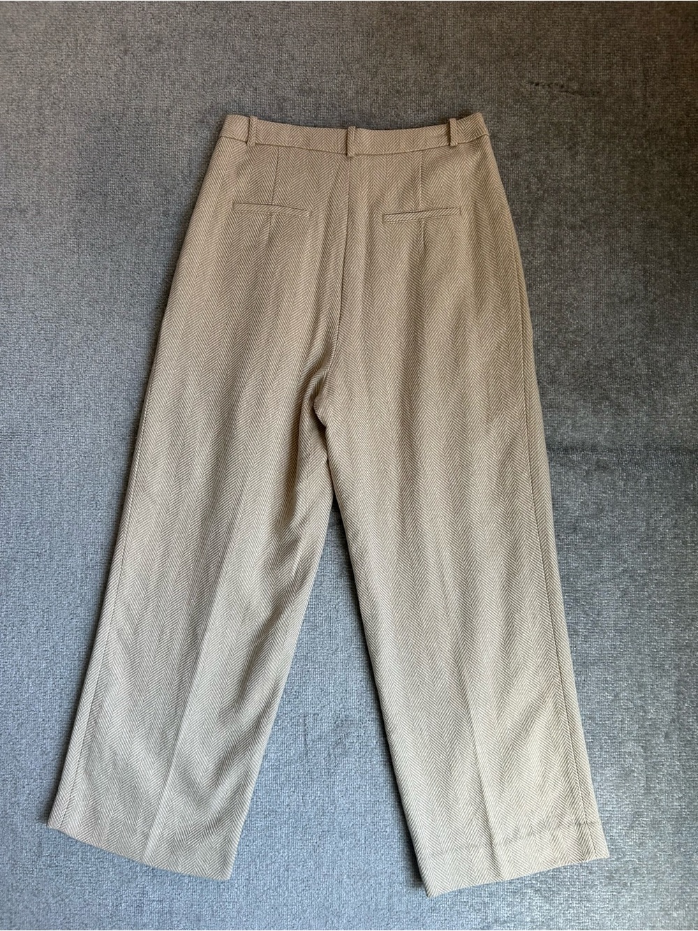 NWT Banana Republic Norfolk Wide-Leg High-Rise Linen-Cotton Pants, Size 10 - Picture 10 of 16